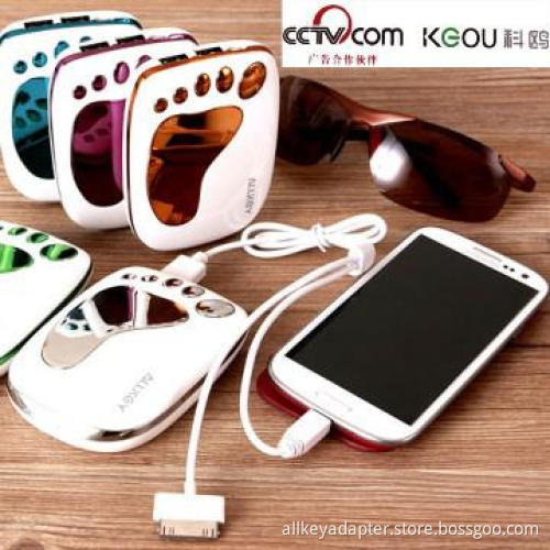 USB Power Bank with digital display for smartphone